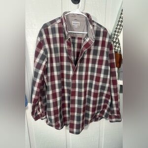 Carhartt Men’s Burgundy and Gray Plaid Size 2XL EUC